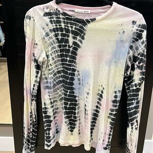 Reformation Tye Dye Long Sleeve Tshirt Size Small